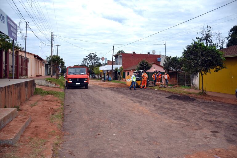 Preparan calle de San Juan Nepomuceno para asfaltar.