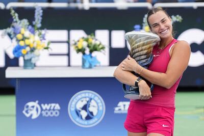 Aryna Sabalenka, ganadora de Cincinnati