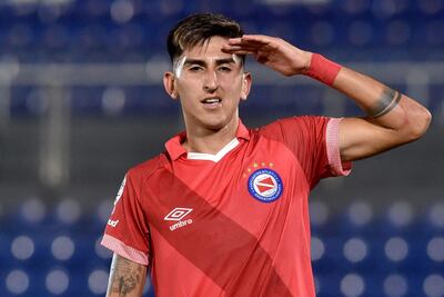 Alan Lescano, delantero goleador de Argentinos Juniors