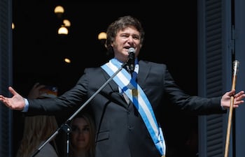 Javier Milei, presidente de Argentina.
