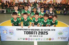 Uno de los seleccionados de tierra adentro que participa del Campeonato Nacional Sub 7 y 9 de Futsal FIFA.