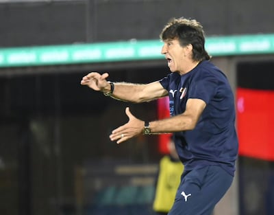 El argentino Gustavo Costas, entrenador de Cerro Porteño.