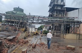 Explosión en fábrica de aceite en Capiatá.