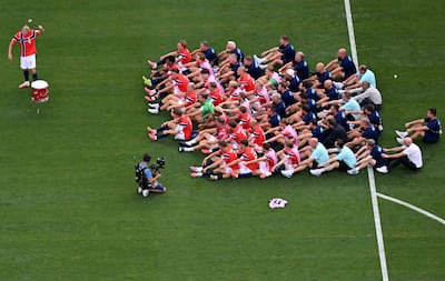 El toque del tambor de Erling Braut Haaland para el "remo vikingo", con el que Noruega festeja sus triunfos en la Copa del Mundo 2026.