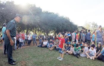 Actos del "Soldado por un día" del Ejercito Nacional.