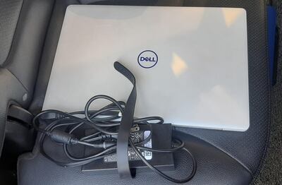 La computadora del ciudadano que había sido robada y posteriormente recuperada.