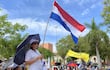 Docentes protagonizan segundo día de protestas en Paraguay contra reforma a jubilaciones