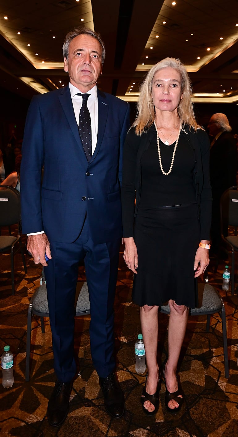 El embajador de Alemania Gordon Kricke y su esposa Anke.