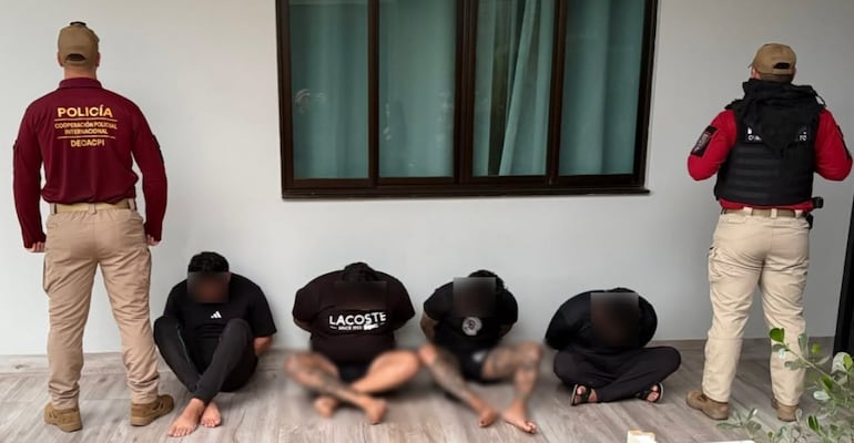 Policía captura a cinco brasileños prófugos en Canindeyú