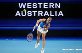 María Sakkari (30 años) demuestra un alto nivel en la United Cup que se disputa en Australia.