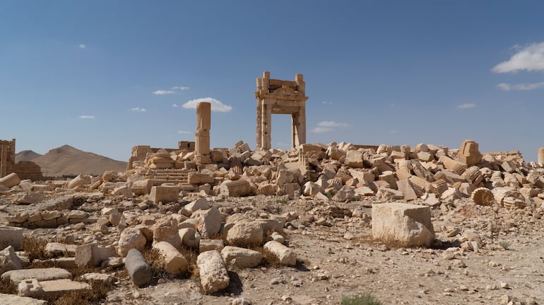 Ruinas antiguas de Palmira (Siria).