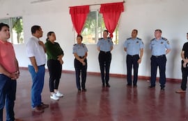 Comitiva de la Isepol, realizan verificación edilicias en San Juan Bautista, para la habilitación del colegio de Policías filial Misiones.