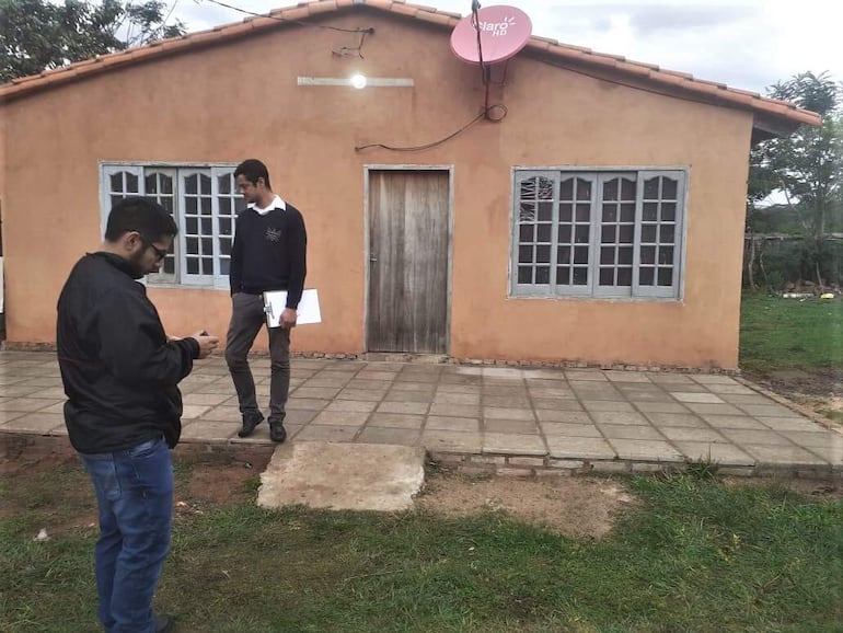 La casa del horror donde fue asesinada Limpia Concepción Giménez Vda. de Verón, de 59 años.