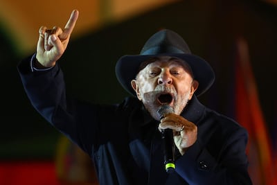 Luiz Inácio Lula da Silva, presidente de Brasil.