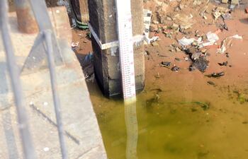 El nivel del Rio Paraguay medido en Puerto de Asuncion se encuentra hoy, 19 de agosto de 2024, en -69 metros.