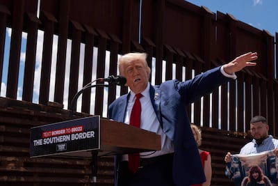 El candidato presidencial republicano y expresidente Donald Trump.