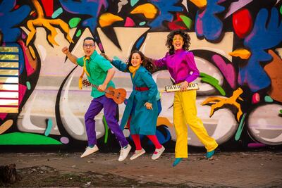 Jorge di Paola, Pili Ortiz y Mona Airaldi.