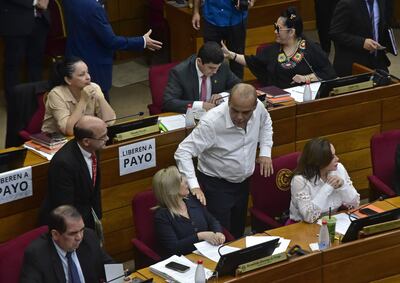 Sesión del Senado.