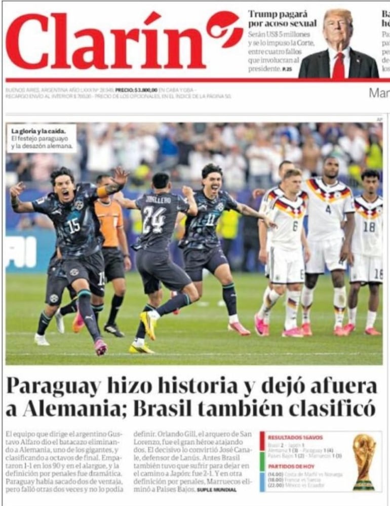 Paraguay Mundial 2026 Alemania reacciones medios internacionales
