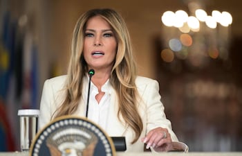 Melania Trum, primera dama de Estados Unidos.