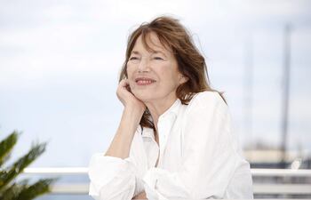 La actriz y cantante británica Jane Birkin, durante el festival de Cannes en 2021. La artista falleció ayer a los 76 años.
