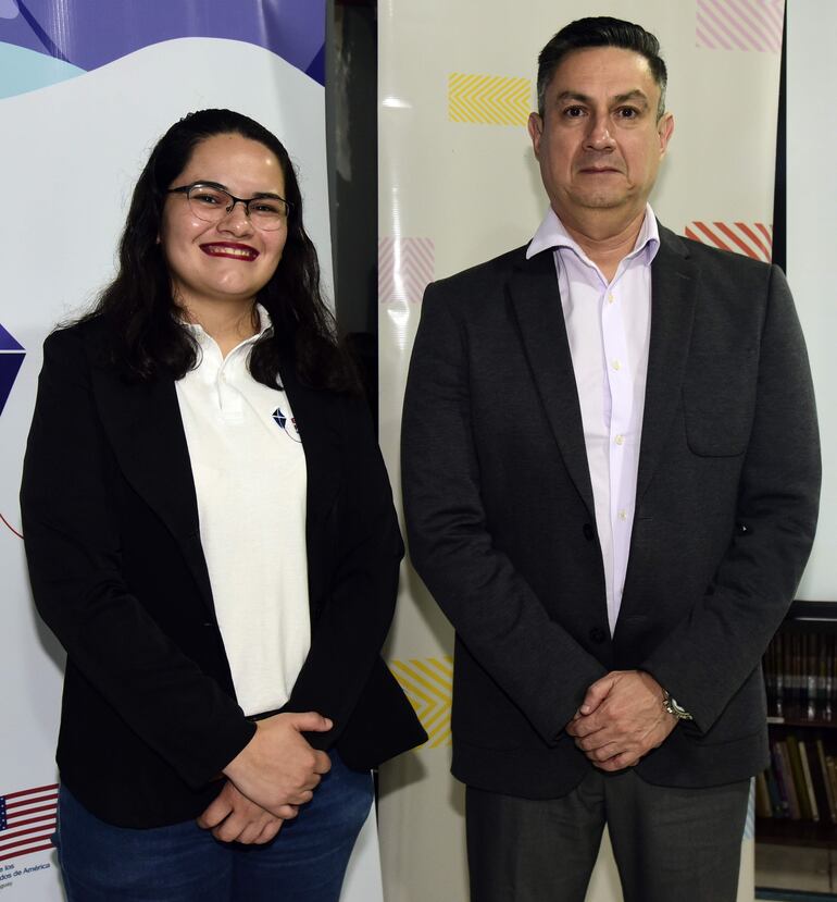 Élida Moreno y Carlson Villalba.