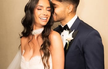 Stephi Ríos e Iván Torres ya son marido y mujer.