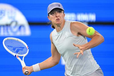 Iga Swiatek, segunda en el escalafón mundial, sigue su carrera en el torneo WTA 1000 en Wuhan.