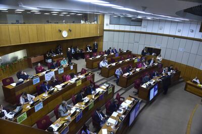 El Senado durante su sesión del pasado miércoles.
