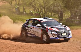 Fabián Herrera y Omar Benítez (Peugeot 208 Rally4) fueron dominadores absolutos de la F2 en Barrero Grande (Clases RC4A PRO y Auto R).