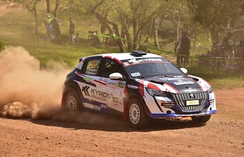 Fabián Herrera y Omar Benítez (Peugeot 208 Rally4) fueron dominadores absolutos de la F2 en Barrero Grande (Clases RC4A PRO y Auto R).