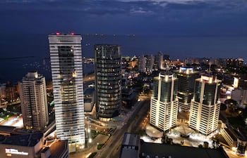 Imagen ilustrativa: vista aérea del World Trade Center (WTC) en el barrio Buceo de Montevideo, capital de Uruguay.