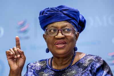 La directora general de la Organización Mundial del Comercio (OMC), la nigeriana Ngozi Okonjo-Iweala.