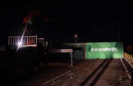 Imagen referencial de un contenedor. (archivo).