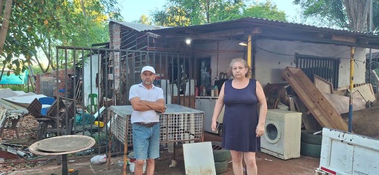 Vecinos de Luque claman obras para evitar inundaciones con cada lluvia