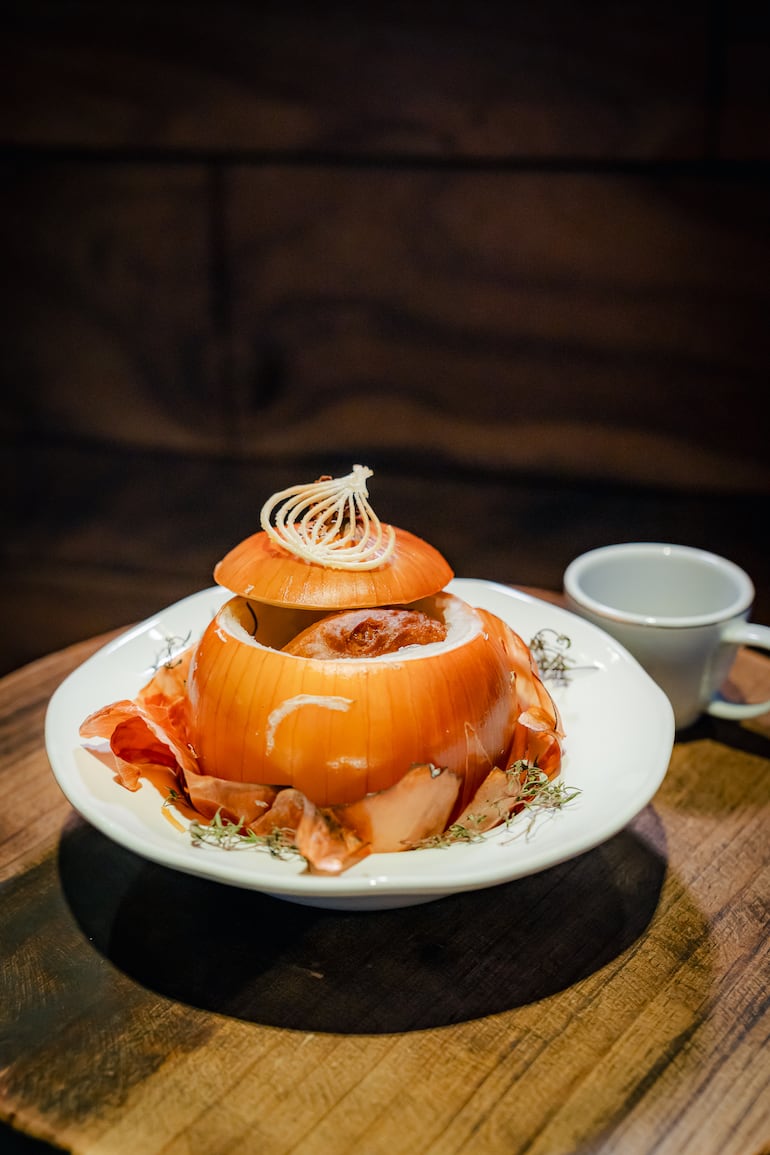 Maurice: versión del restaurante de la sopa de cebolla (Atempo).