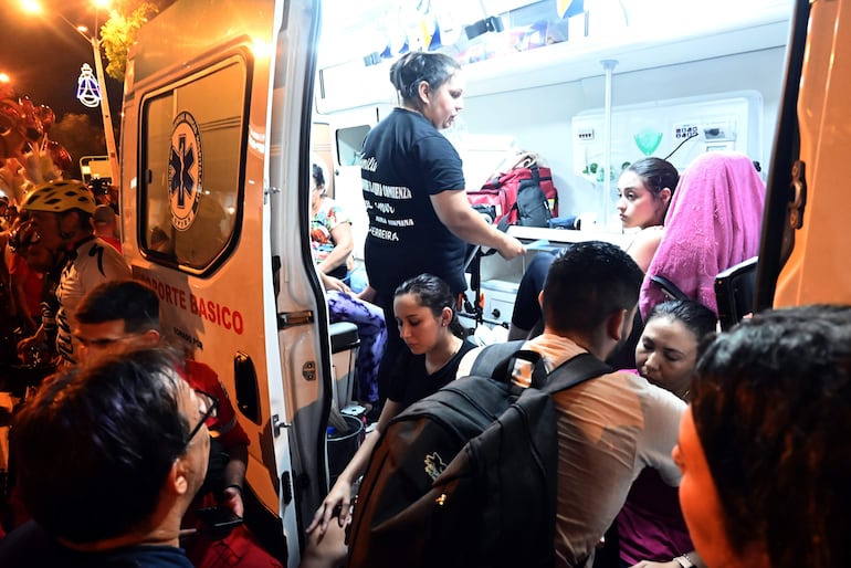 Numerosos peregrinos se descompensaron.