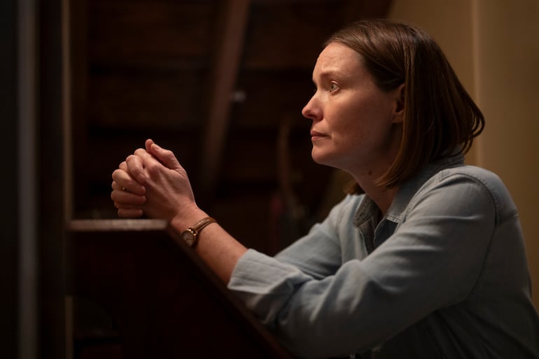 Samantha Sloyan es Margaret White. Foto: Robert Falconer/Prime Vídeo.