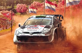 Poster sin anuncios del Rally del Paraguay