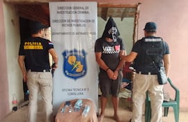 Operativo antidrogas en Eusebio Ayala deja un detenido.