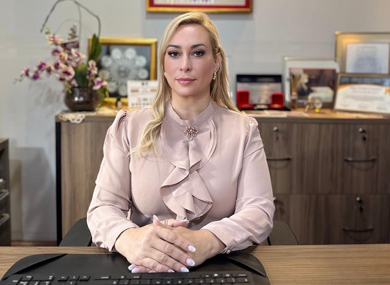 Fiscala Vivian Coronel, de la Unidad Especializada en la Lucha contra la Trata de Personas y la Explotación Sexual de Niños, Niñas y Adolescentes de Alto Paraná y Canindeyú.