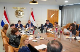 Reunión de la Mesa Directiva de la Cámara de Senadores.