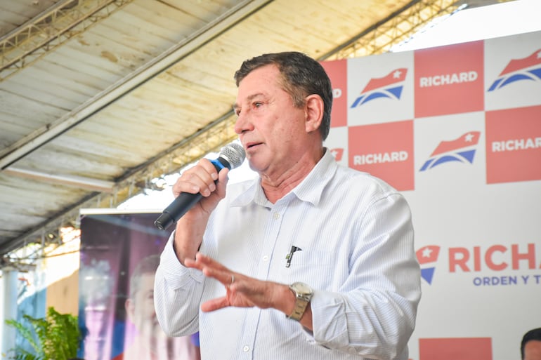 Luis Pettengill, precandidato colorado  a la presidencia de la República 2028 por Fuerza Republicana, movimiento liderado por Hugo Velázquez.