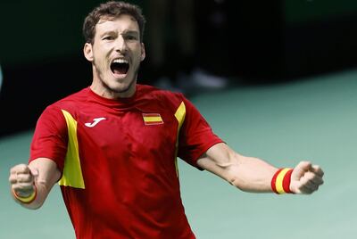 Pablo Carreño le dio el primer punto a España sobre Alemania.