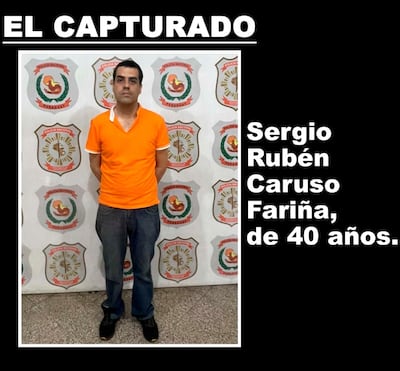 Sergio Ruber Caruso Fariña.