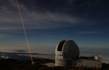 Telescopio William Herschel en La Palma.