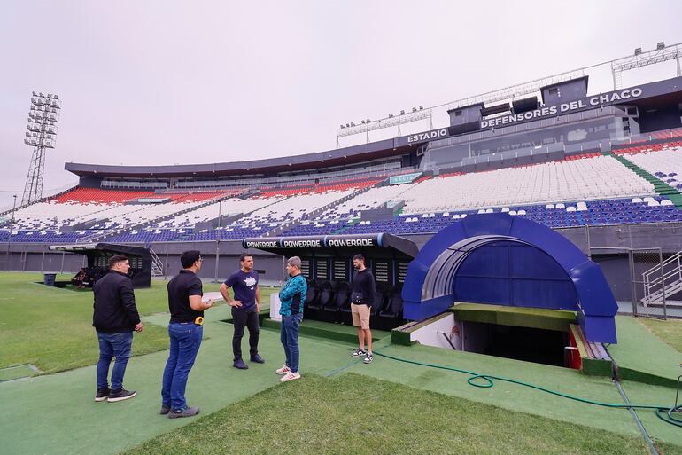 El recorrido fue por todo el CARDE y el Defensores