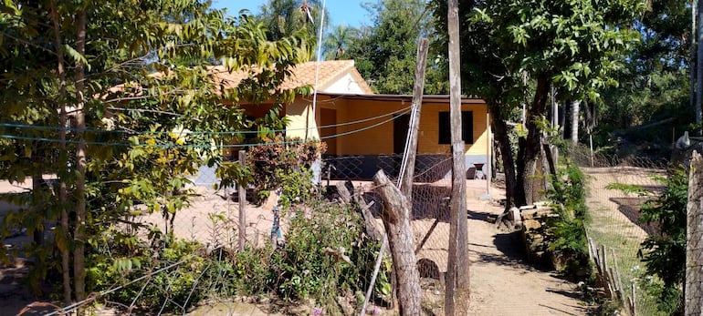 La vivienda de Abundio Florentín Chávez Cáceres.