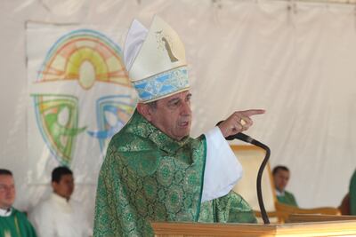 Monseñor Ricardo Valenzuela lamentó la actuación de muchas autoridades.