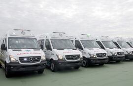 Petropar compraría ambulancias casi al precio de las adquiridas por Itaipú, pero sin equipos UTI.